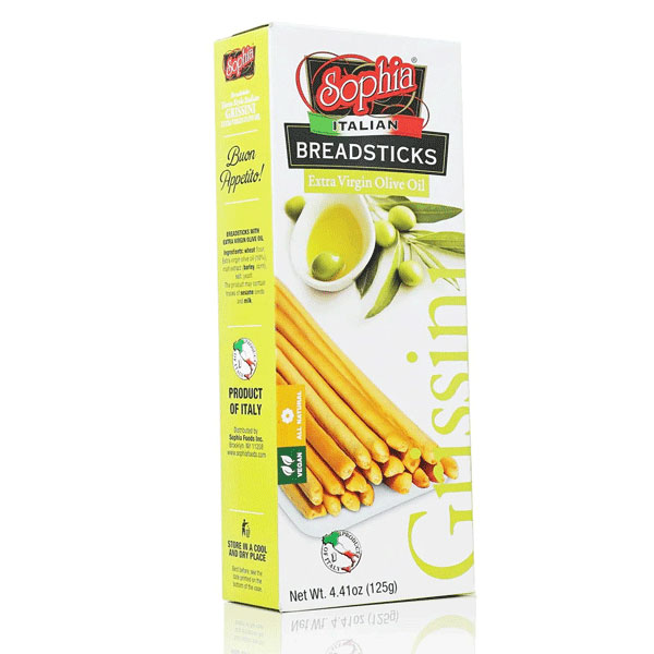 Bread Sticks Grissini-Extra Virgin Olive Oil – 4.41 oz (125gr)